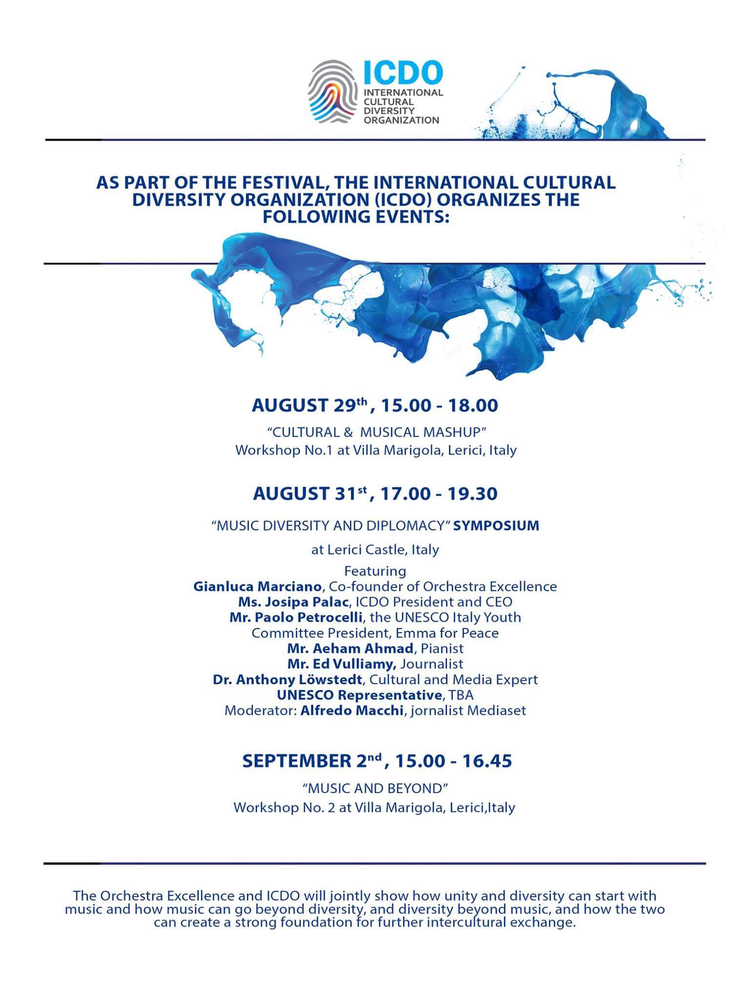 Music Diversity and Diplomacy Symposium