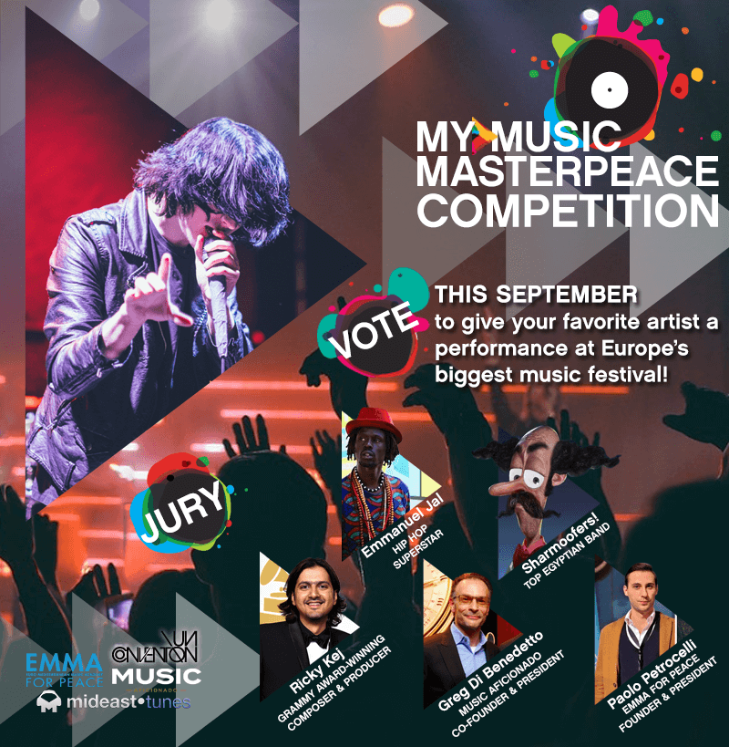 EMMA for Peace partner of the World’s Largest Music Competition for Peace